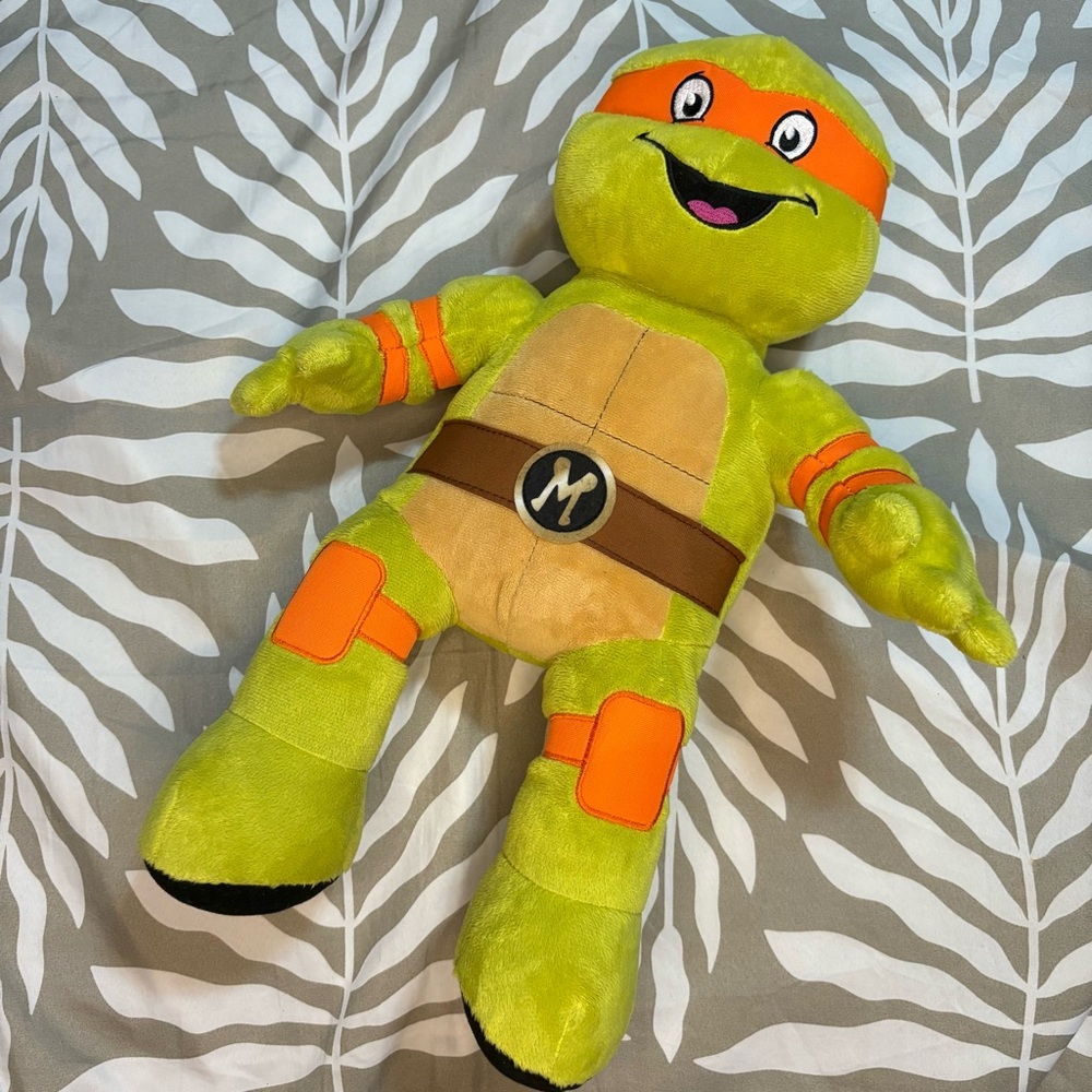Teenage Mutant Ninja Turtles Michelangelo 18" Plush Build-A-Bear w/Sound Button